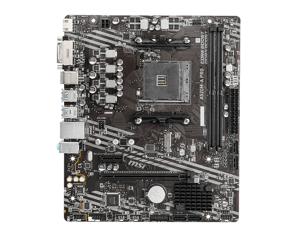 MSI  A520M-A PRO - Front.webp