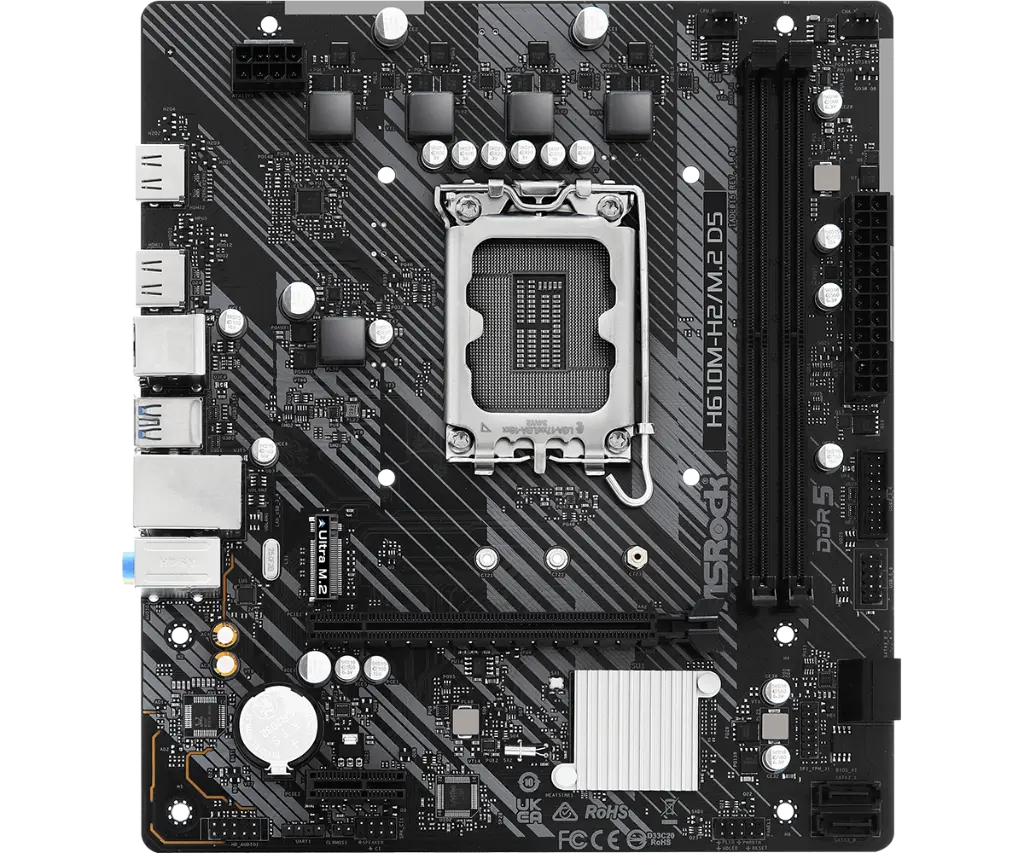 Asrock H610M-H2M.2 D5 - Front.webp