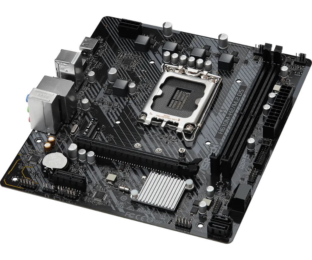 Asrock H610M-H2M.2 D5 - Corner Right.webp