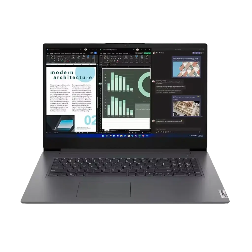 Lenovo Laptop, Intel Core i5, 13420H, 17.3", Grey, DDR4