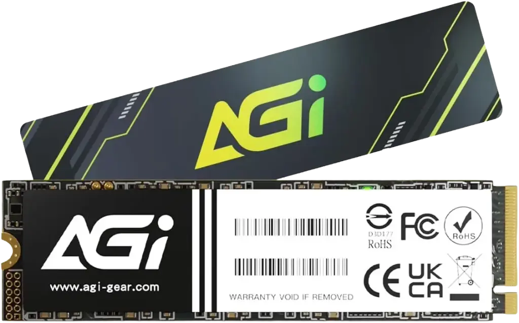 AGI SSD, 2048 GB, 2TB, AI298, Internal, M.2 NVMe, PCIe Gen3x4, 2280, Hard Drive PC