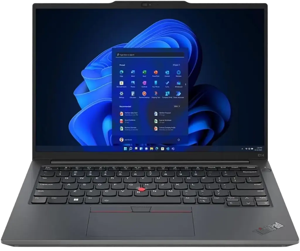 Lenovo Laptop, AMD Ryzen 5 Pro, 7530U, ThinkPad E14 Gen 5, 14", WUXGA (16 GB (8+8), 256 GB SSD, DOS)