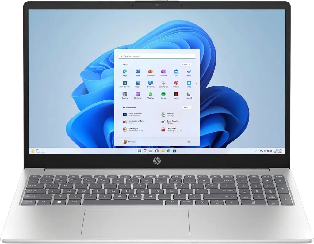 HP Laptop, Intel N100, 15.6" IPS Full HD, 4 x 3.40 GHz, Intel UHD Graphics (512 GB SSD, New, DOS)