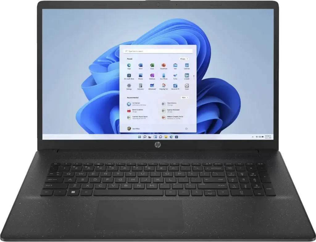 HP Laptop, Intel Celeron N4500, 17.3", Black, FHD,  2.80 GHz (16 GB, 256 GB SSD, New, DOS)