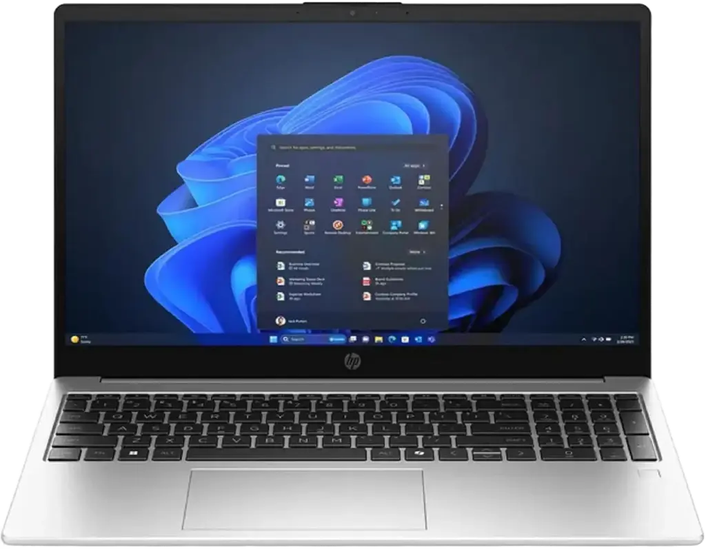 HP Laptop, Intel Core 7, 150U, 15.6", Silver, IPS Full HD, 10 x 5.40 GHz, Intel Graphics
