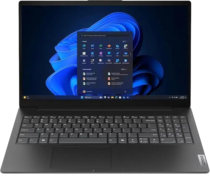 Lenovo Laptop, Intel, N150, 15.6", Black (8 GB, 128 GB SSD, New, DOS)